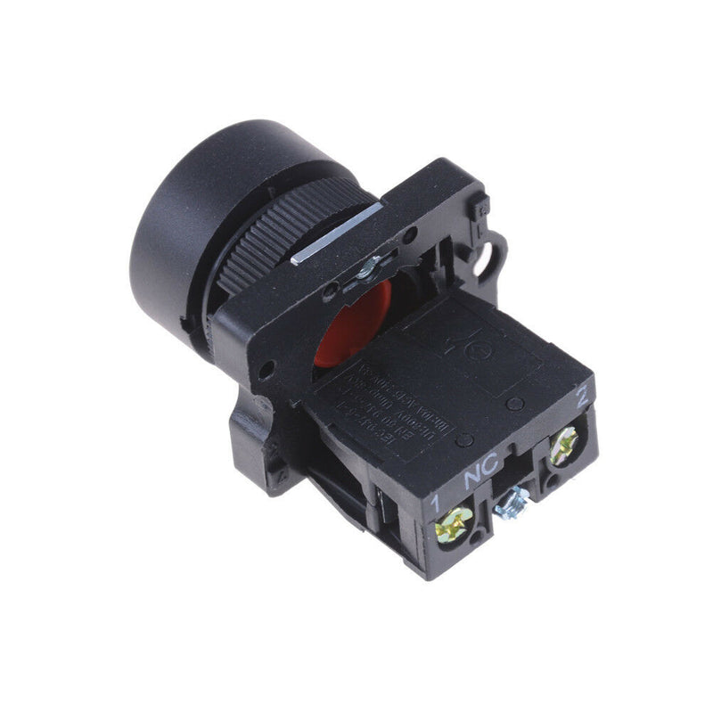 22mm 1 NC N/C Red Sign Momentary Push Button Switch 600V 10A ZB2-EA42 Kw