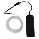 2 Pcs Luminescent Neon LED Lights Glow EL Wire String Strip 3 Meters