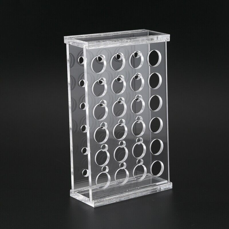 1.5Ml Centrifuge Tubes 11mm Dia Test Tube Plastic Rack Stand 24 Holes N1Q2