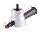 360Degree Rotate Electric Double Head Sheet Metal Cutting Power Drill Attachment