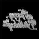 Birthday Party Card Metal Cut Dies For Scrapbooking Stencil DIY Album Decor Z