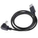 90 Degree Down Angle USB2.0 Male to USB Type B Data Sync Charging Cable