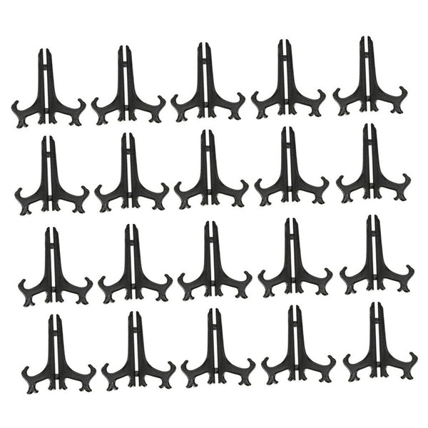 20 Pieces 4 '' Plate Display Stand Holder Easel Picture Frame
