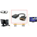 1080p DVI 24+1 Pin Male to VGA 15 PinS Female Active Cable Adapter Converter Hot