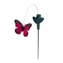 4pcs Lifelike Solar Planter Dancing Butterfly Stakes Home Garden Decor