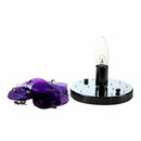 Child Bedroom Purple Crystal Shell Pendant Lamp Chandelier Ceiling Fixture