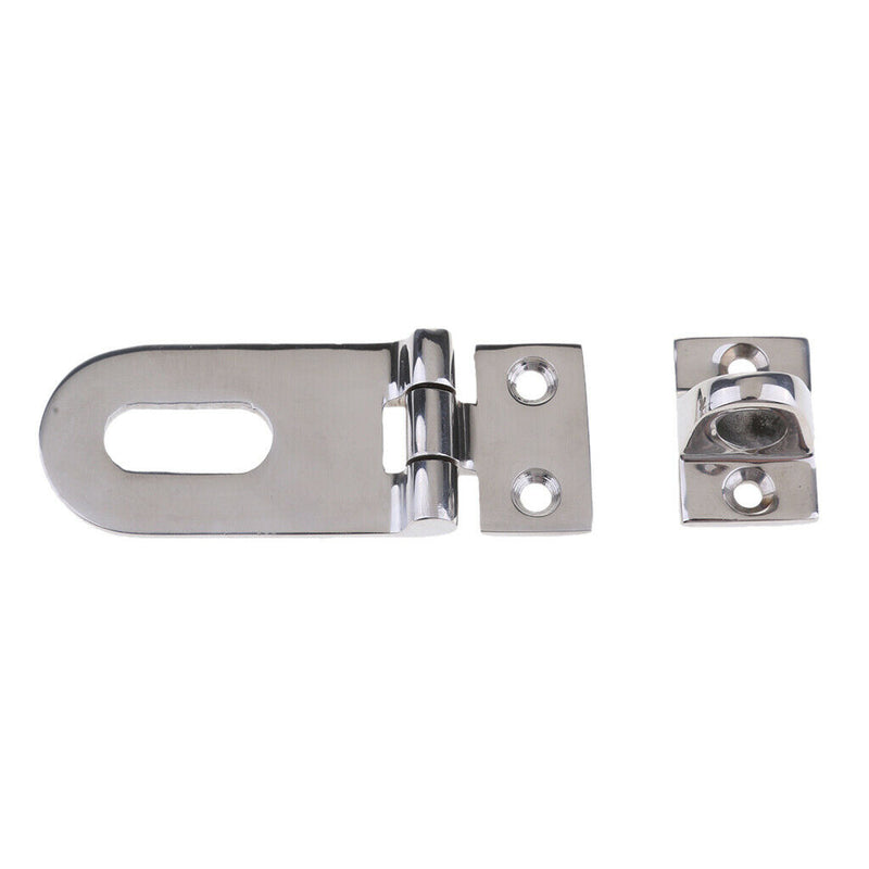 1 Set Marine Deck Cabin Stainless Steel Hasp Lock Hinge Hardware Boat Parts