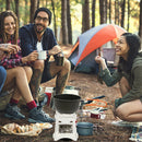Stainless Steel Firewood Stove Portable Outdoor Picnic Camping Cooking Tool