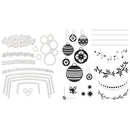 Olive Leaves Metal Cutting Dies + Silicone Stamps Set for Scrapbooking DIY