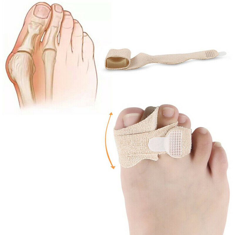 Toe Finger Straightener Hammer Toe Corrector Bandage Toe Separator Splint WrSE