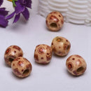 100 pcs wooden beads ball beads spacers spacer beads Jewellery DIY Crafting