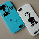 Cute Cat Removable Wall Stickers DIY Switch Decals Home Kids Bedroom Decor