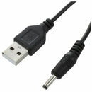 USB male 3.5 Ã— 1.35 Millimeter DC plug barrel connector Power line 42 cm