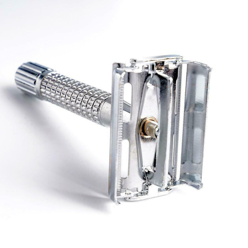 Stainless Steel Metal Safety Razor Double Edge Shaving Blade Razor For men