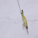 2Pcs soft lure 9cm/6g fishing artificial bait with glow hook swivels  Gw