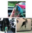 Shell Dreamcatcher Tassel Key Ring Car Bag Mini Charm Feather keychain Women  3C
