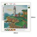 5D DIY Full Drill Diamond Painting Landscape Cross Stitch Embroidery Mosaic