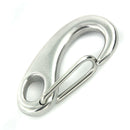 2pcs D Shape Carabiner Spring Snap Hook Keyring For Traveling Hiking Camping