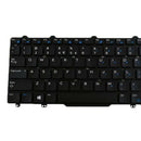 US Layout Replacement Laptop Keyboard Glossy Black Frame for Dell Latitude 3150