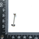 1PC Middle Finger Gesture Tongue Barbell Stud Piercing Rings Body Jewelry Pun JR