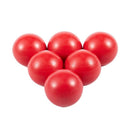 6 pcs M6 bushing thread 25mm diameter plastic ball knob red handle J5E3