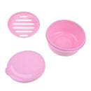 Travel Portable Round Soap Wash Shower Home Bathroom Box Holder Container