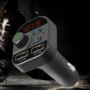 3X(805E Car Mp3 Bluetooth 5.0 Fm Player Card Fm Bluetooth Car Charger Car B