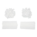 200 Pieces White Balloon Sticks Holders with Cups for Wedding, Party, Holid
