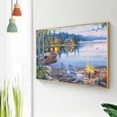 Diamond Painting Cross Ctitch Full Square Mountain Cabin Embroidery (KF166) A