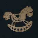 Wood Horse Cutting Die DIY Metal Stencil Scrapbook Craft Embossing Decor