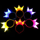 Tiara Pink Crown Light Up LED Blinking Flashing Headbands Party Favors Supp C1G5