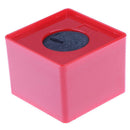 ABS Mic Microphone Interview Meeting Square Cube Flag Station 42mm Red