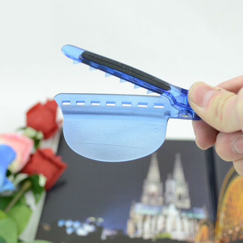 2pcs Heat Insulation Protector Shield+Sectioning Hair Clips Salon Hair ExtensiFT