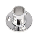 Boat Handrail Stanchion Round Base Hardware Stainless Steel Fit 25mm Tube