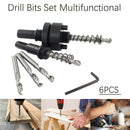 6pcs/set accessories multifunctional high-speed steel countersunk bit set