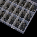 42Pcs Durable Large Icing Piping Nozzles Pastry Stainless Steel Tips S3C