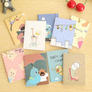 2Pocket Cartoon Diary Planner Notepad Notebook Write Paper Handy Memo Journal TO