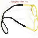 Black Elastic Neck Cord Lanyard Glasses Strap Sunglasses Spectacles Holder