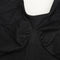Women Seamless Single Layer Sports Bra Yoga Exercise Shapewear Black Size M A#S