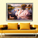 5D Diy Diamond Painting Animal Swan Cross Stitch Diamond Embroidery Round D