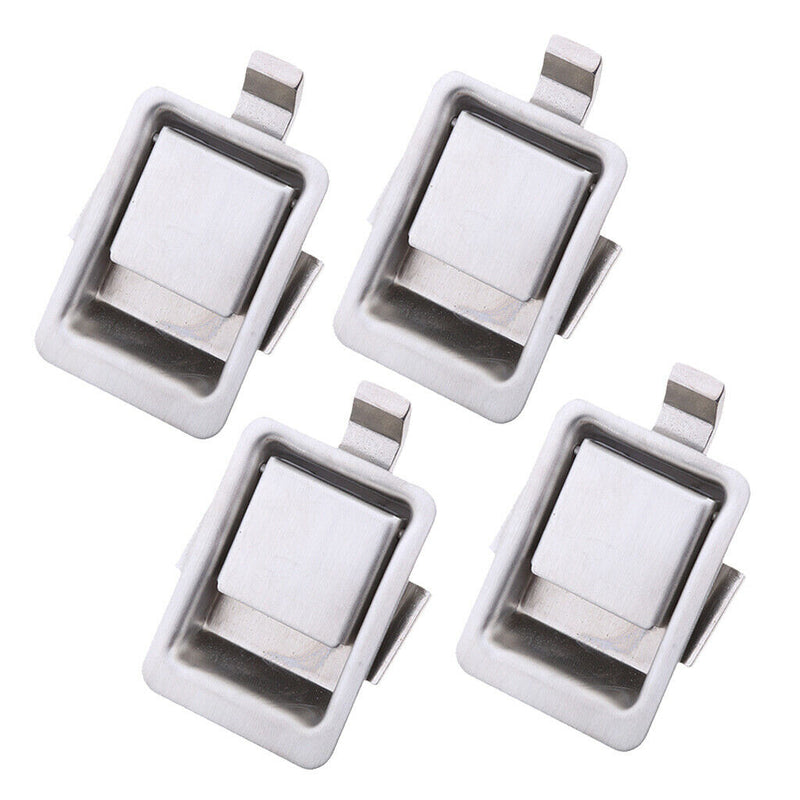 4x Stainless Steel Recessed Mounted