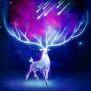 5D Diy Diamond Painting Antelope Animal Full Round Diamond Embroidery Cross