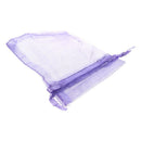 100 Pack Purple Organza Gift Bags