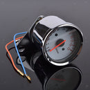 Universal Motorcycle Speedometer Tachometer Odometer Gauge LED Night Light