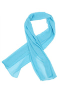 Women's Large Long Fashion Neck Head Scarf Light blue