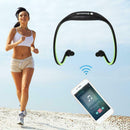 Sports Wireless Stereo Headphone Headset Earphones Earbuds (Green) A