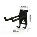 1PCS New Heavy Duty Trough Double Storey Garden Warehouse Hook Black