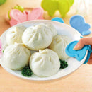 Butterfly-shaped silicone anti-scalding insulation tray Oven random color 2 B3Q2