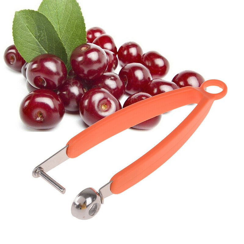 1 x Cherry olive pitter stoner pits seed fruit remover core squeeze stone tool
