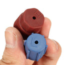 10x Blue+Red AC System Charging Port Covers 13mm&16mm High Low Side Accessories